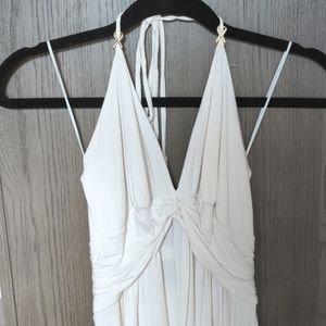 Express Flowy White Dress